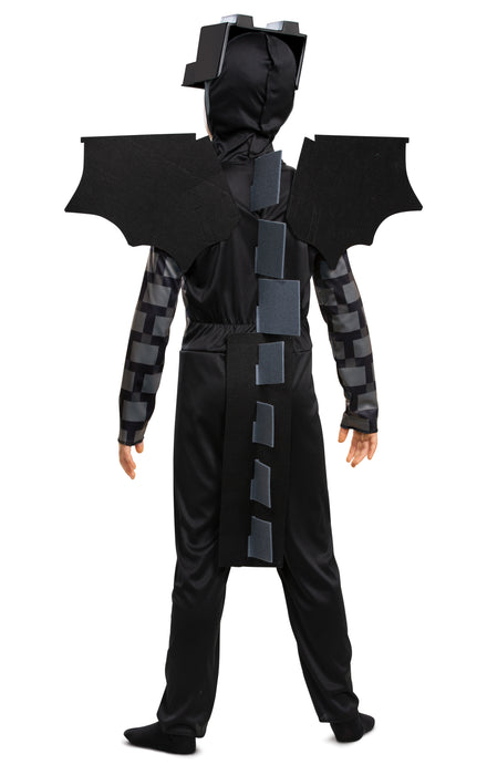 Minecraft Ender Dragon Boys Black 2 Piece Costume
