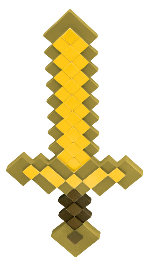 Minecraft Gold Sword Boys Multicoloured 1 Piece Costume