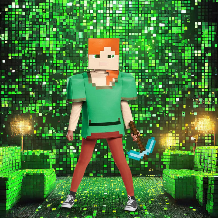 Minecraft Pickaxe Boys Multicoloured 1 Piece Costume