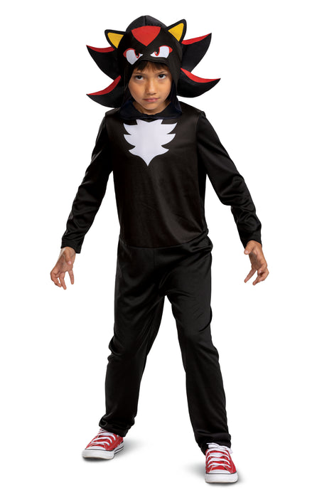 Sonic the Hedgehog Shadow Boys Black 2 Piece Costume