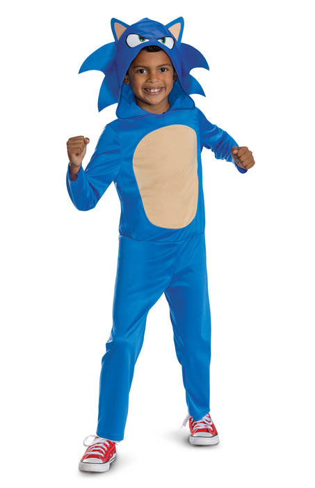 Sonic the Hedgehog Sonic Boys Blue 2 Piece Costume