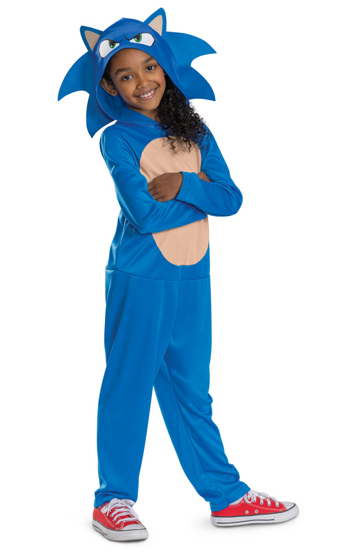 Sonic the Hedgehog Sonic Boys Blue 2 Piece Costume