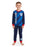 England Badge Blue Long Sleeve Long Leg Pyjama Set