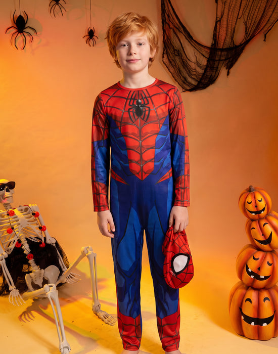 Spiderman Core Costume Unisex Kids Multicoloured 2 Piece Costume