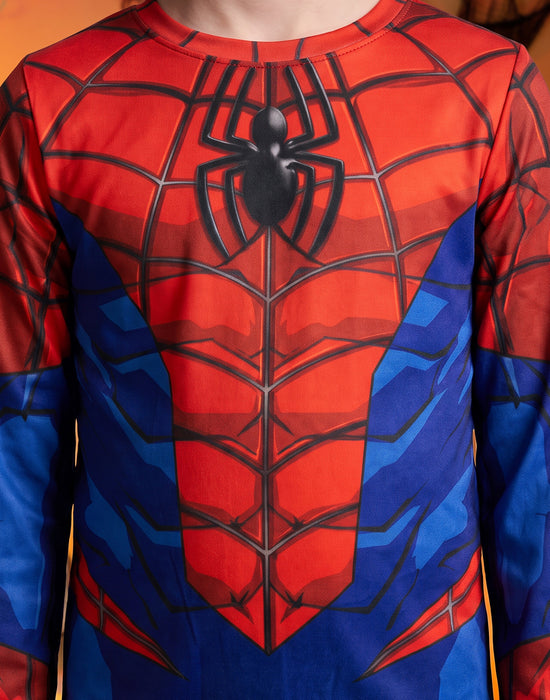 Spiderman Core Costume Unisex Kids Multicoloured 2 Piece Costume