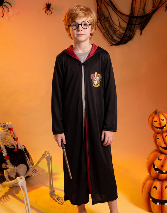 Harry Potter Core Costume Unisex Kids Black 3 Piece Costume
