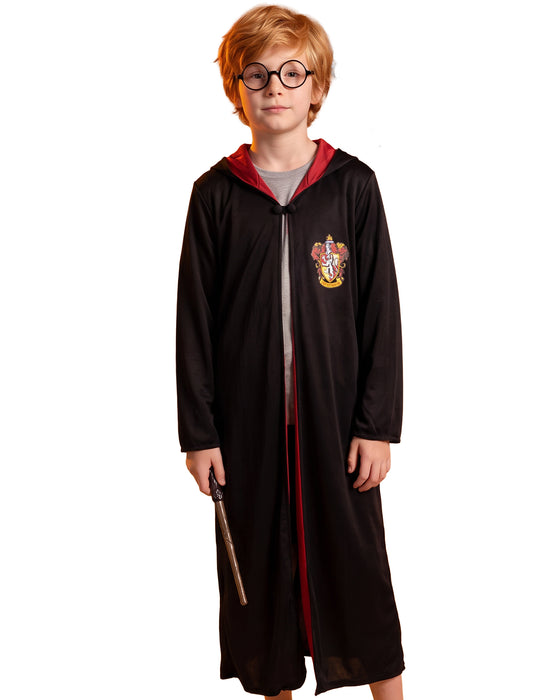 Harry Potter Core Costume Unisex Kids Black 3 Piece Costume