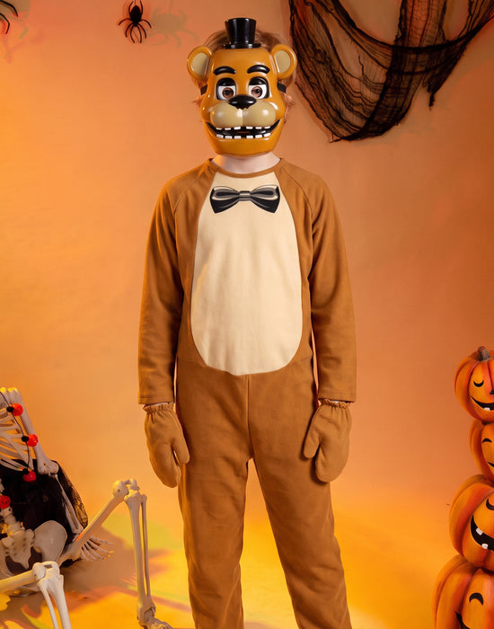 Five Nights At Freddy's Freddy Core Unisex Kids Brown 2 Piece Costume