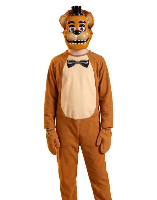 Five Nights At Freddy's Freddy Core Unisex Kids Brown 2 Piece Costume