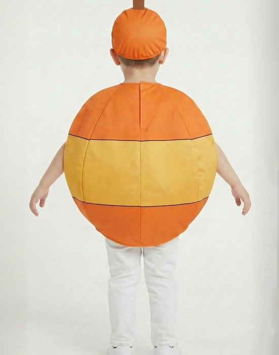 Mr. Men Happy Pumpkin Unisex Kids Orange 2 Piece Costume