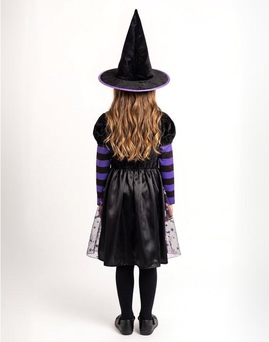 Peppa Pig Witch Girls Purple 2 Piece Costume