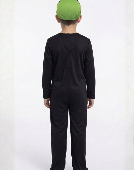 Sesame Street Skeleton Unisex Kids Black 2 Piece Costume