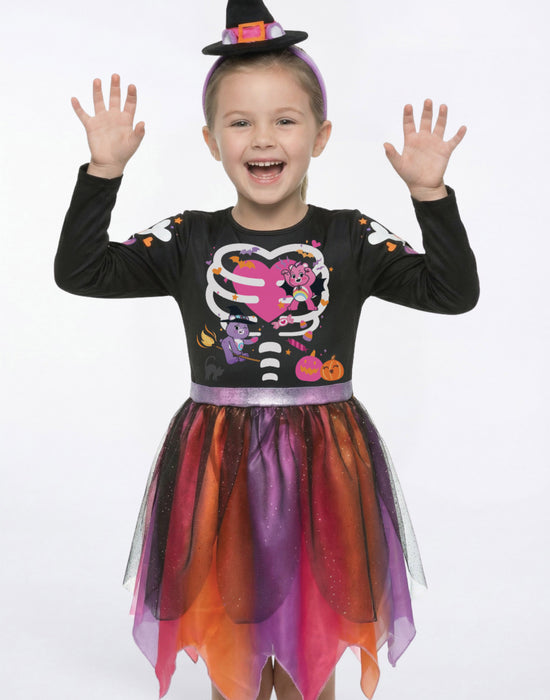 Care Bears Witch Girls Black 2 Piece Costume