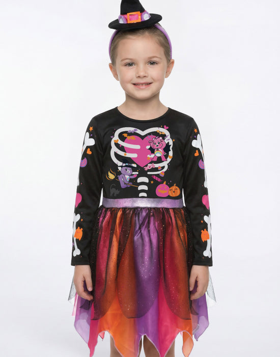Care Bears Witch Girls Black 2 Piece Costume
