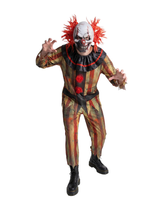 Blues Group Clown Boys Red 2 Piece Costume