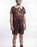 Blues Group Zombie Rugby Player Boys Brown 3 Piece Costume