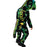 Blues Group Skeleton Dinosaur Boys Green 3 Piece Costume