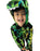 Blues Group Skeleton Dinosaur Boys Green 3 Piece Costume