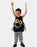 Blues Group Spider Unisex Kids Black 2 Piece Costume