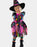 Blues Group Witch Girls Multicoloured 3 Piece Costume