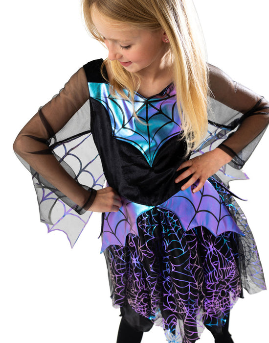 Blues Group Spider Girls Black 2 Piece Costume