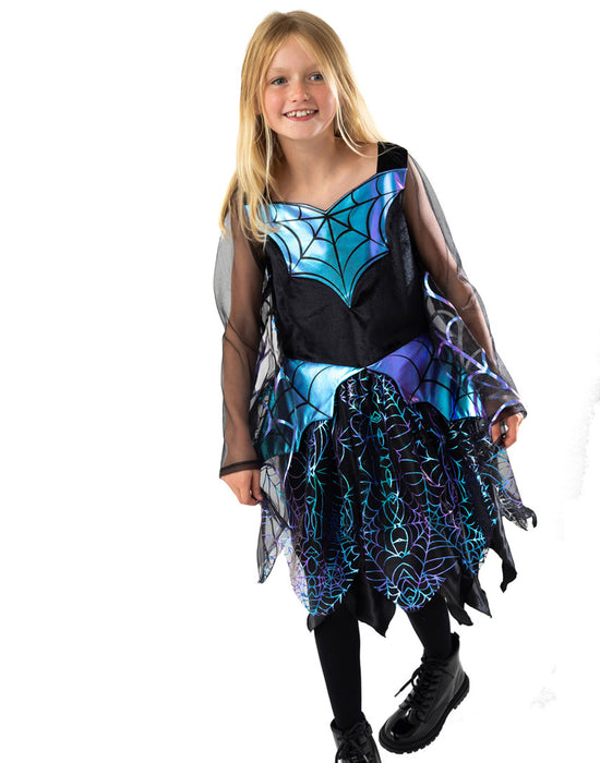 Blues Group Spider Girls Black 2 Piece Costume