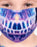 Blues Group Skeleton Girls Multicoloured 2 Piece Costume