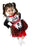 Blues Group Zombie Cheerleader Girls Red 3 Piece Costume