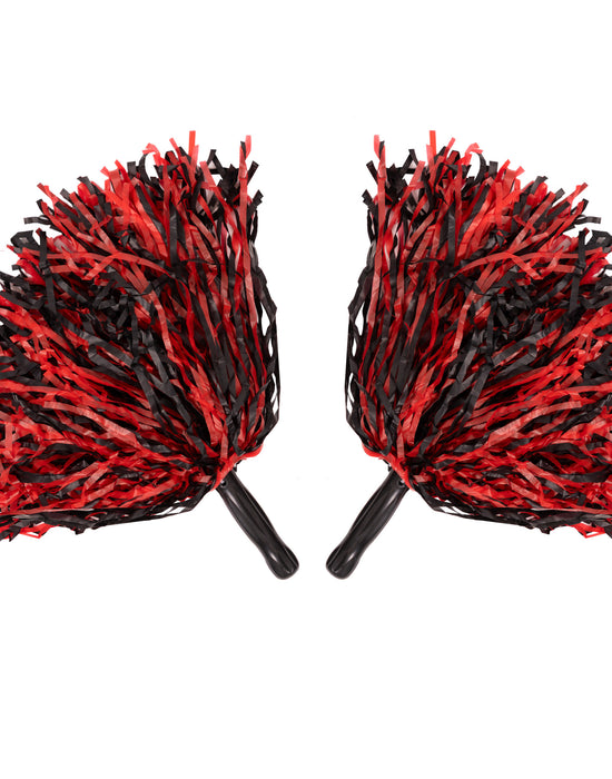 Blues Group Zombie Cheerleader Girls Red 3 Piece Costume