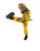 Blues Group Toxic Slime Zombie Unisex Kids Yellow 2 Piece Costume