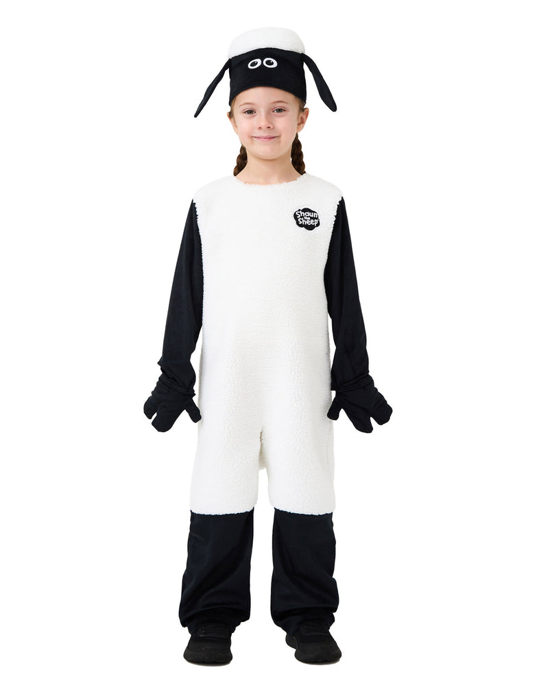 Shaun The Sheep Shaun Unisex Kids White 2 Piece Costume