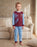 West Ham United Badge Boys Claret Long Sleeve Long Leg Pyjama Set
