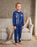 Chelsea Badge Boys Blue Long Sleeve Long Leg Pyjama Set