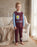 Aston Villa Badge Boys Claret Long Sleeve Long Leg Pyjama Set