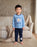 Manchester City Little Supporter Boys Blue Long Sleeve Long Leg Pyjama Set
