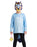 Bluey Character Unisex Kids Blue 4 Piece Costume