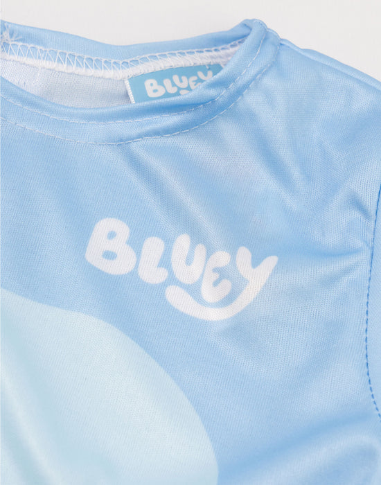Bluey Character Unisex Kids Blue 4 Piece Costume