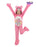 Care Bears Cheer Girls Pink 2 Piece Costume