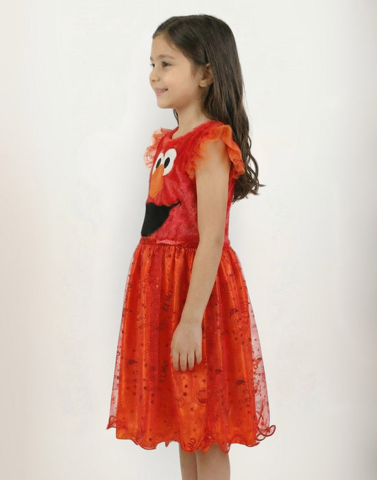 Sesame Street Elmo Girls Red 2 Piece Costume