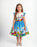 Mr. Men Little Miss Girls Blue 2 Piece Costume