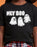 Show Me The Merch Hey Boo Unisex Kids Black Short Sleeve Long Leg Pyjama Set