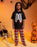 Show Me The Merch Ribcage Unisex Kids Black Short Sleeve Long Leg Pyjama Set