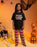 Show Me The Merch This Is My Halloween Costume Unisex Kids Black Short Sleeve Long Leg Pyjama Set