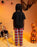 Show Me The Merch This Is My Halloween Costume Unisex Kids Black Short Sleeve Long Leg Pyjama Set
