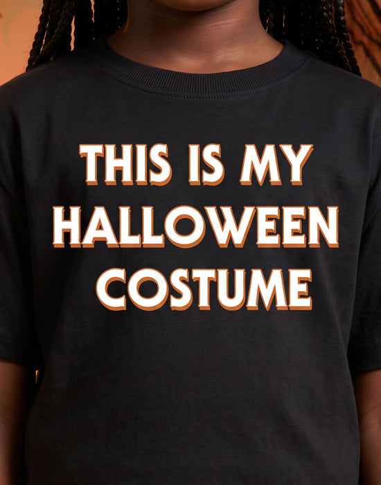 Show Me The Merch This Is My Halloween Costume Unisex Kids Black Short Sleeve Long Leg Pyjama Set