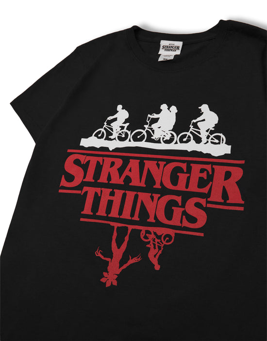 Upside Down T-Shirt zwart | Stranger Things Upside Down T-Shirt zwart | Stranger Things