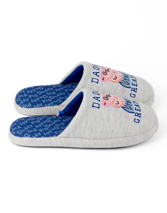 Peppa Pig The Greatest Daddy Slippers For Men — Vanilla Underground