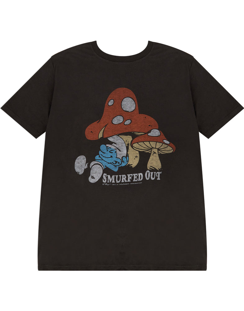 The Smurfs Unisex Black Short Sleeved T-Shirt