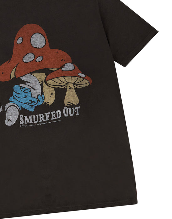 The Smurfs Unisex Black Short Sleeved T-Shirt