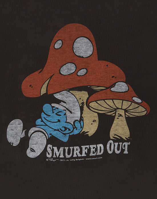 The Smurfs Unisex Black Short Sleeved T-Shirt